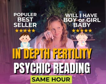 Same Hour Fertility Tarot Reading, Gender Reveal Reading, Detailed Pregnancy Reading, In-Depth Conception, next born baby, Psychic Reading