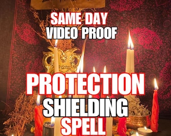 Protection Shielding Spells – Energy Protection, Spiritual Shield, Aura Cleansing, Negative Energy Removal, Psychic Defense, Safe & Secure