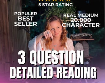 3 Question Tarot Reading – Psychic Medium Reading, Same Hour Detailed Spiritual Guidance, Fast & Accurate Answers, Personalized Insights