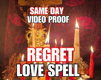 Regret Love Spell – Attract Ex Back, Rekindle Relationship, Soulmate Reconnection, Emotional Healing, Love Binding, Commitment, Video Proof