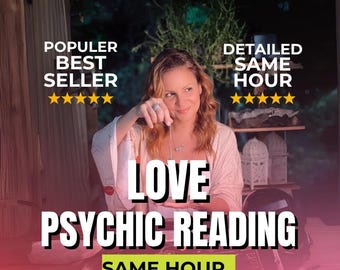 Same Hour Love Psychic Reading – In-depth, same day guidance, accurate medium advice, no tools, deep love insights & clarity, Love Reading