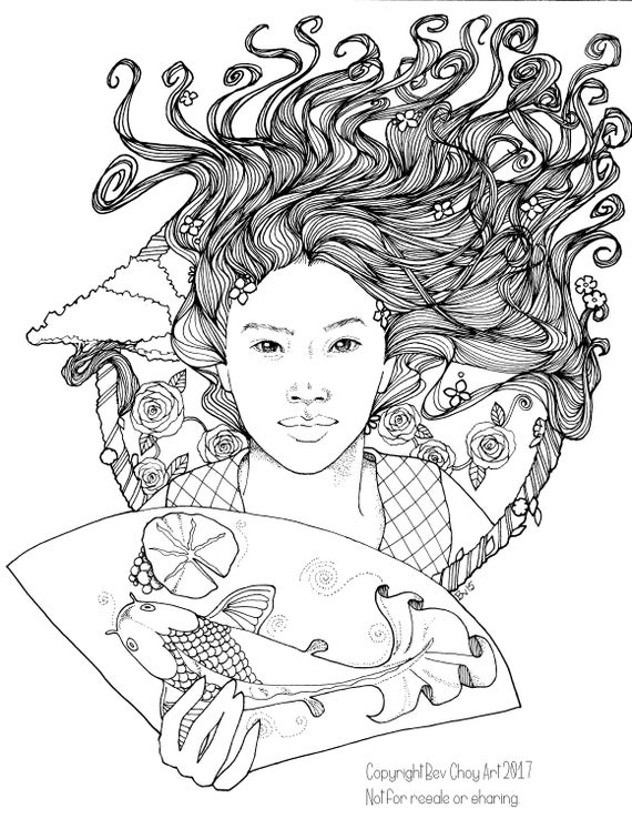 Download Adult Coloring Pages Asia And Egypt Etsy
