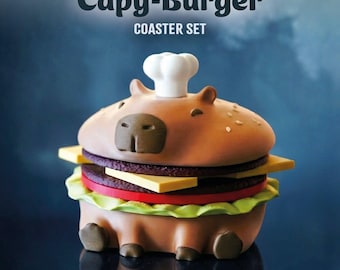 Capy-Burger Coaster Set