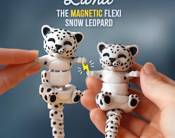 Luna the Flexi Snow Leopard