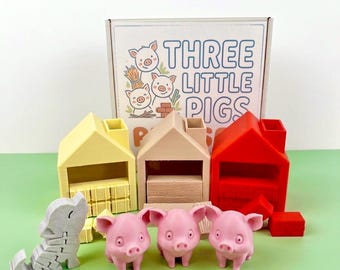 Three Little Pigs - Interactive Story Toy Set