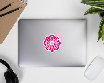 Fibonacci Rose Sticker