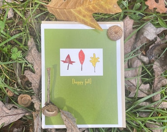 Happy Fall card