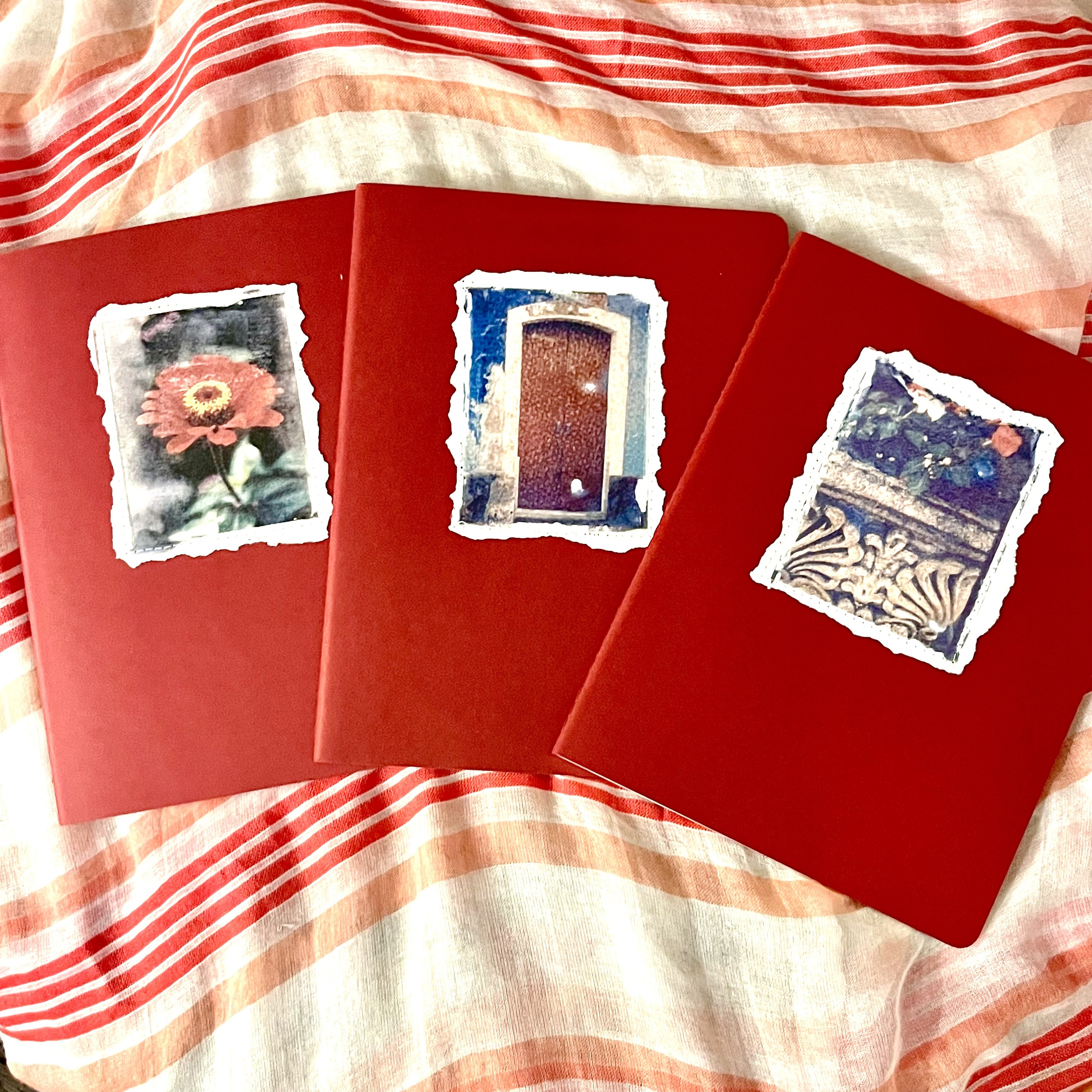 Moleskine notebook with image transfer print on front