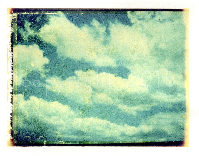 Polaroid transfer Clouds image 1