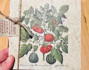 Marble trivet - Vintage Tomato