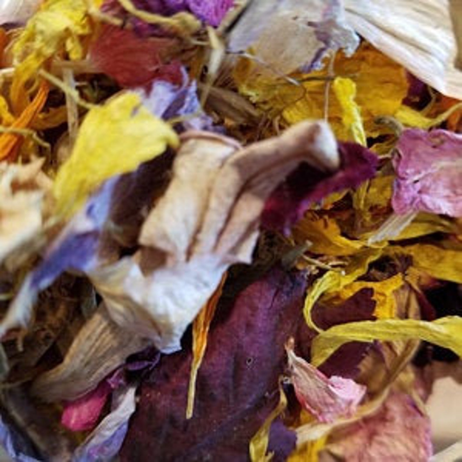 Naturally Dried Flower Petal Mix Organic Wedding Confetti Etsy
