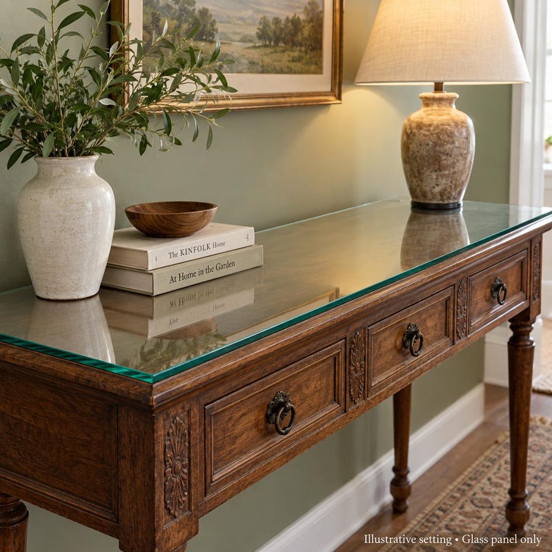 Table Top Custom Mat Custom Glass Table Toppers - Etsy