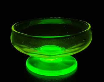Uranium Glass Dish – Fun, Affordable Gift for Collectors