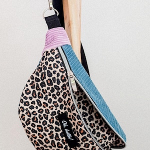 Pastell Colourblock Cord Bauchtasche Hipbag Umhängetasche LEO