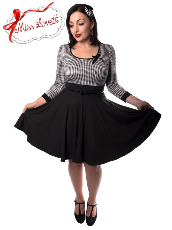 long sleeve rockabilly dress