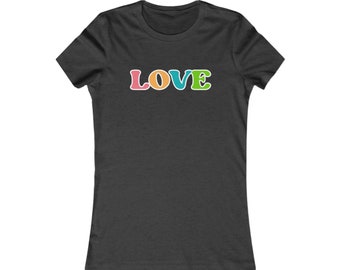 LOVE Frauen Statement Shirt - 6 Farben