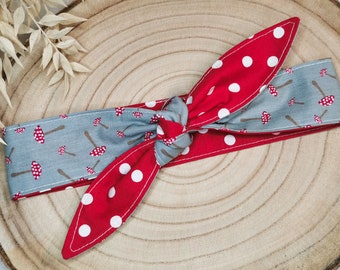 Bandana Bandana mit Fliegenpilzen & Polkadots