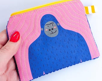 Cord Colorblock Geldbörse Geldbeutel MONKEYS