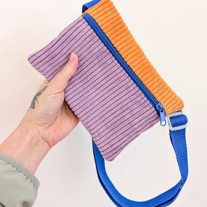 Kiddie Bag - Cord Colorblock Kids Bauchtasche für Mama und Kind - 4 Styles