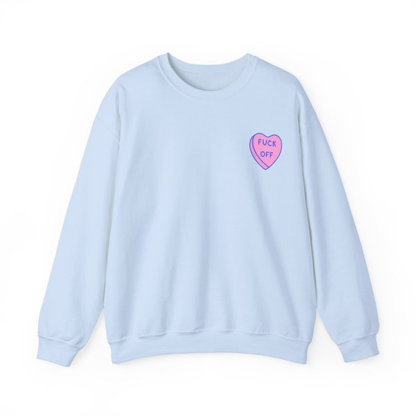 F*** OFF Anti Valentinstag Sweatshirt