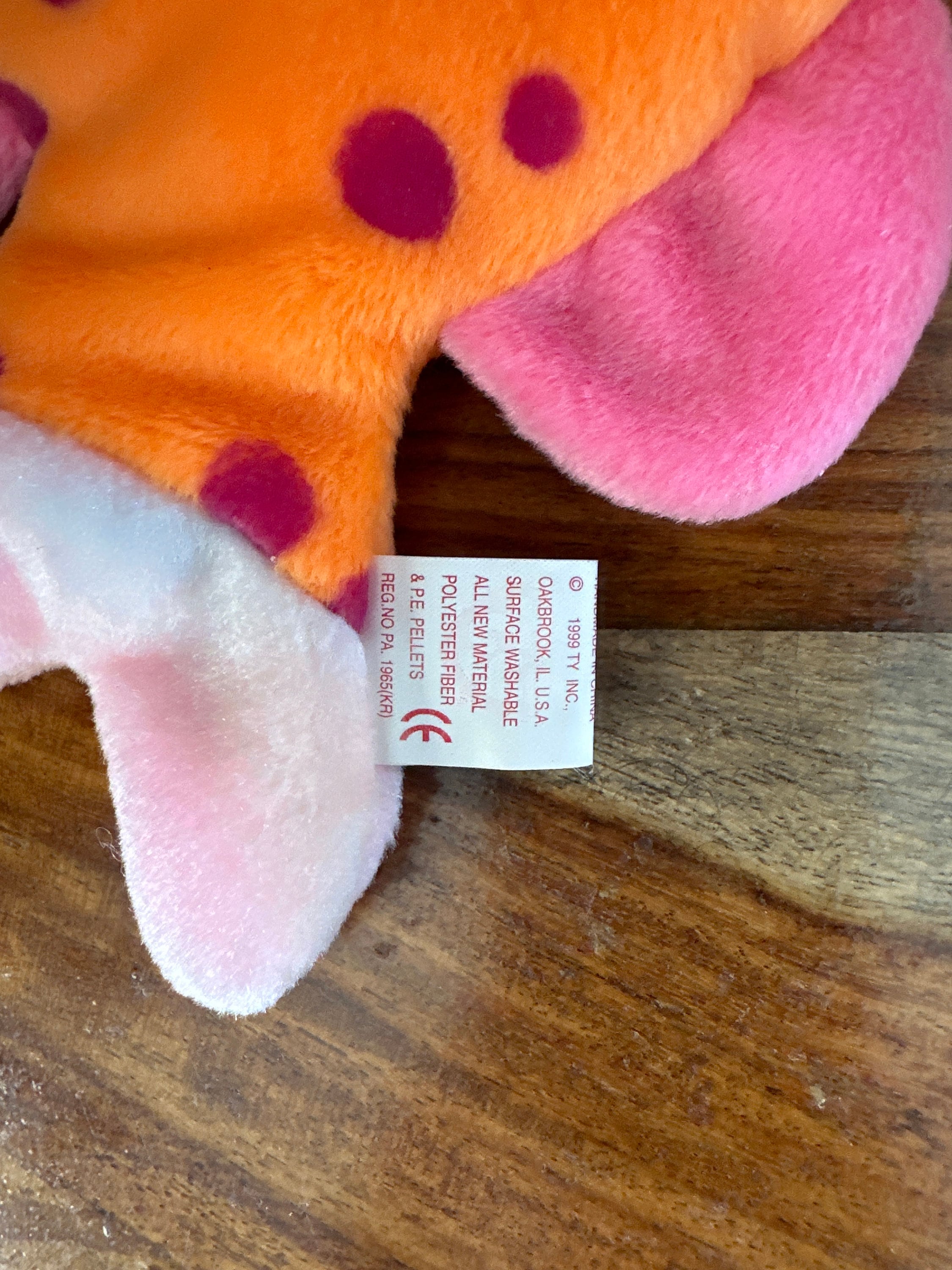 TY Lips Beanie Baby RARE With Tag Errors 4254 Multiple Tag Rarities. - Etsy