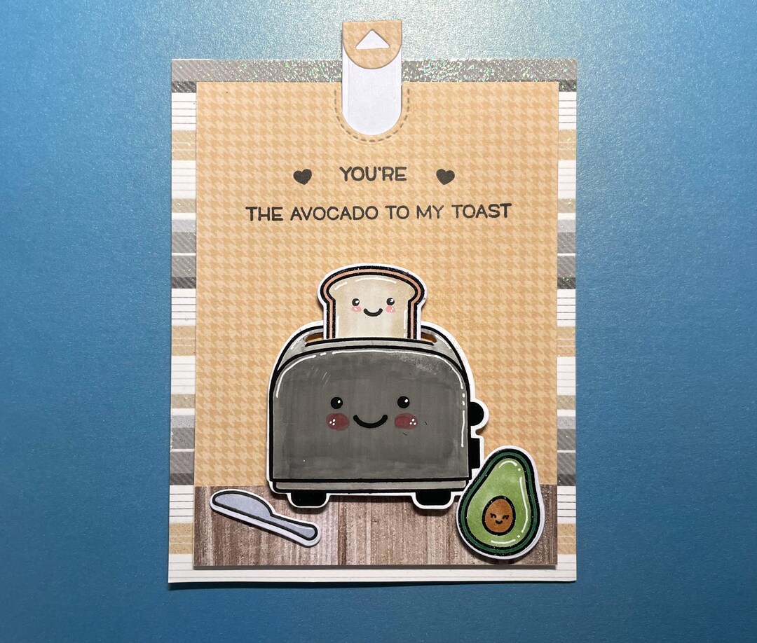 Lustige Hochzeitstagskarte – 'Avocado To My Toast' Für Ehepartner, Blanko Innen