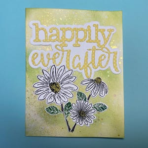Carte de félicitations pour toujours, félicitations, Daisy, petit ami, petite amie, ami, famille, mari, femme, enfant, petit-enfant, collègue