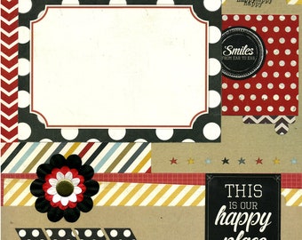 Our Happy Place - 12x12 Premade Scrapbook Page