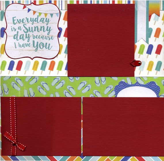 Every Day Is A Sunny Day Because I Have You 12x12 Premade Etsy