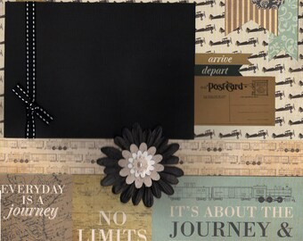 It's About the Journey - 12x12 Premade Scrapbook Page