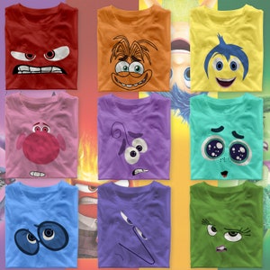 9 Inside Out Faces Digital Files - Intensely Design Cut Files | Cricut - SVG Cut Files - Silhouette Cameo - PNG | Eps | Dxf | New Characters