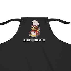 Overcooked &quot;Get Off My Line&quot; Apron