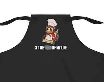 Overcooked "Get Off My Line" Apron