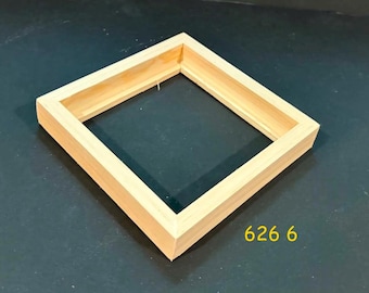 Float frame for 5x5x 3/4" art