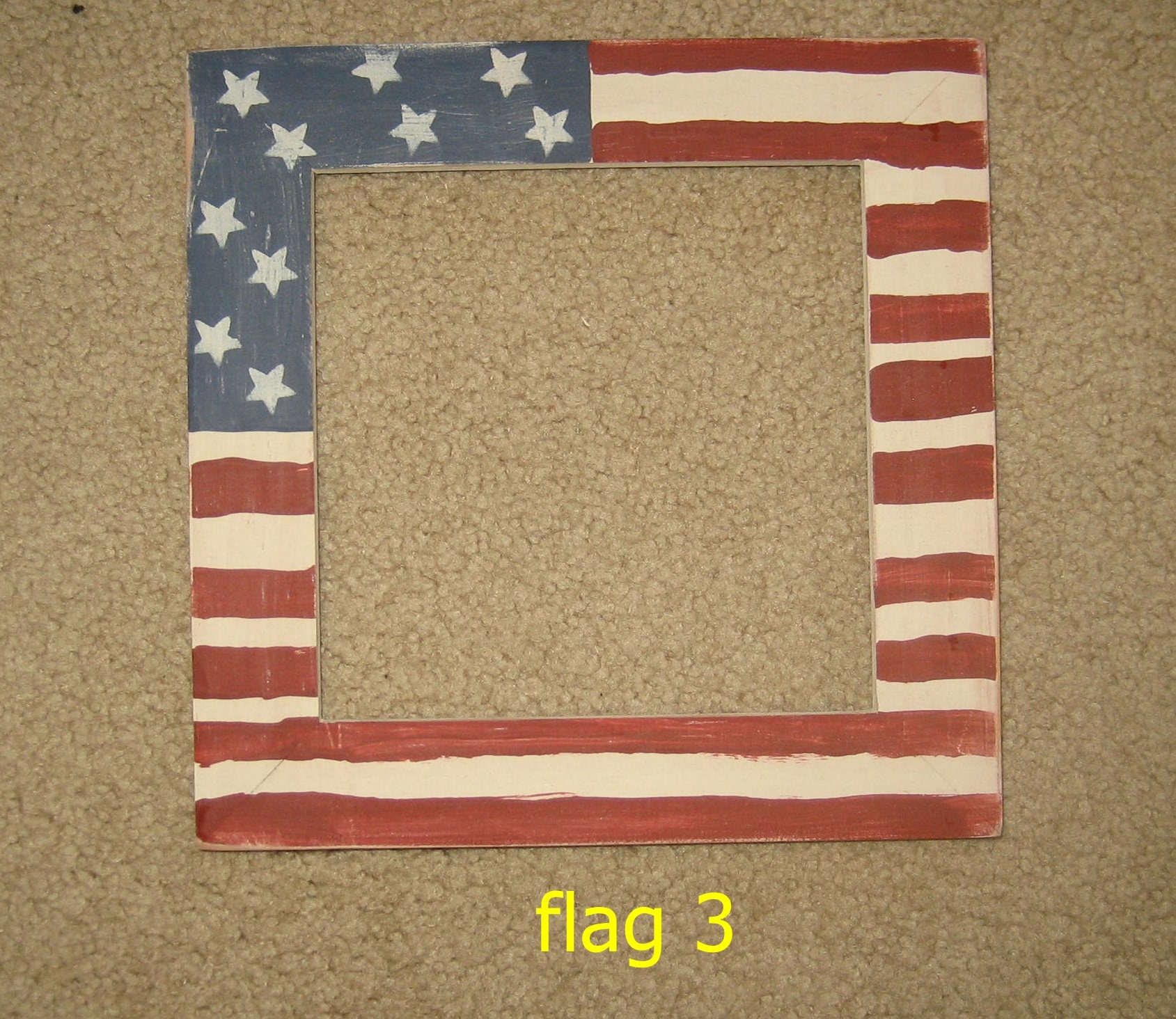 Flag picture frame Etsy