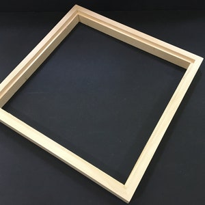 Ampersand Floater Frame Thin 7/8 12x12 Maple
