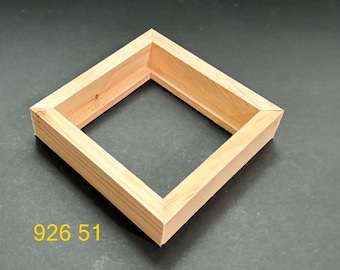 Marco flotante para obras de arte de 4x4 x 1".
