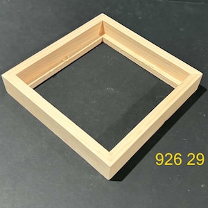 Float frame for 6x6  x 7/8"   art