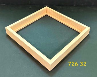 Float frame for 8x8 x 1" art