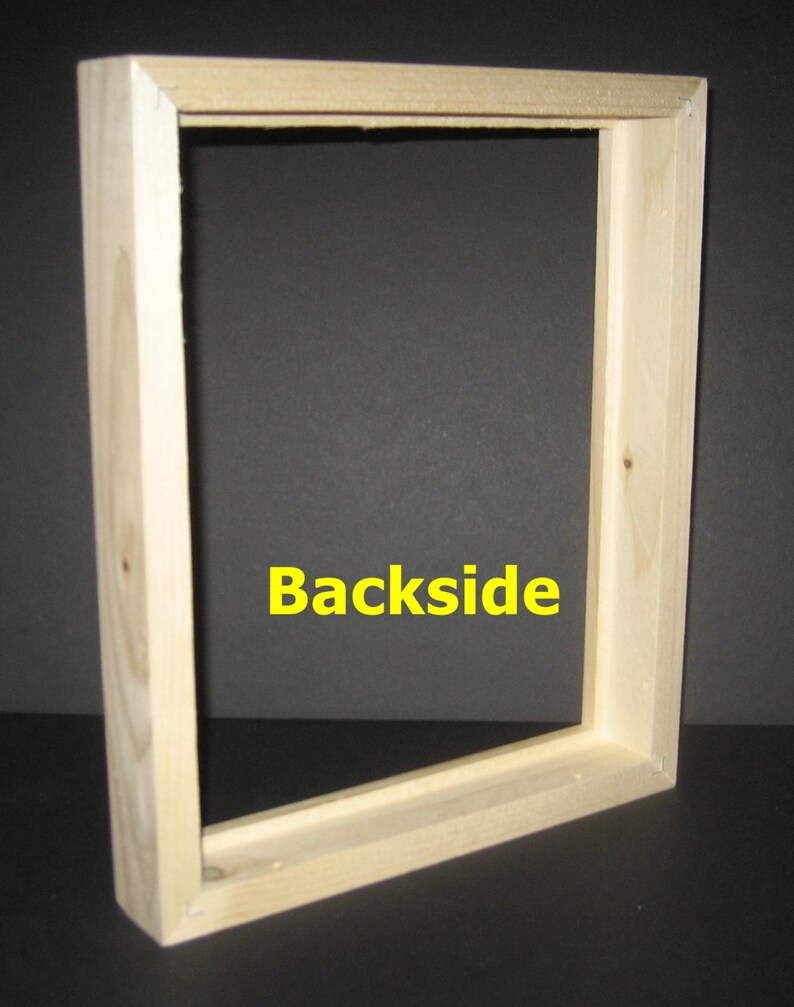 Frames for up to 1 1/4 Canvases Unfinished Wood U Etsy
