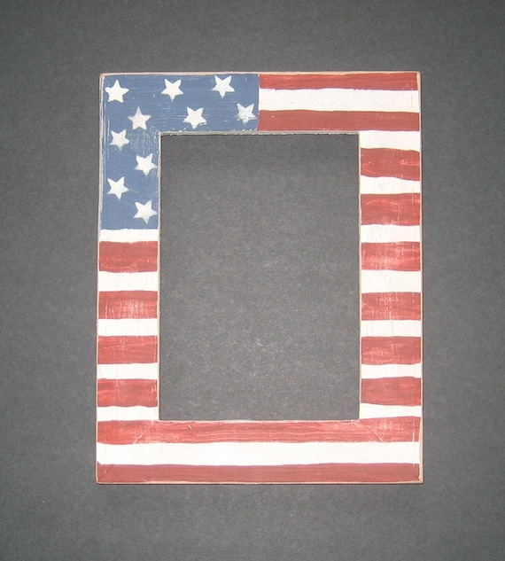 Items similar to Flag Picture Frame 5x7 or 8x10 on Etsy