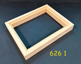 Float frame for 6x8x 1/4 art