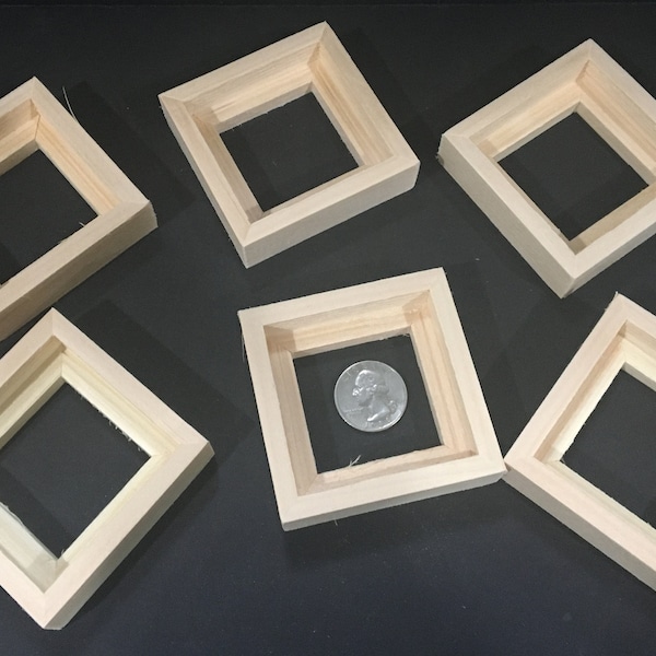 Float mini 2"x 2"  float frames (6)