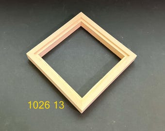 Marco flotante para obras de arte de 6x6 x 1/8".