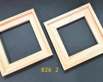 Float frames for 6x6 x 1/4" tiles or art (2)