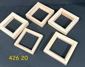 Grab bag of 4x4" float frames (5)
