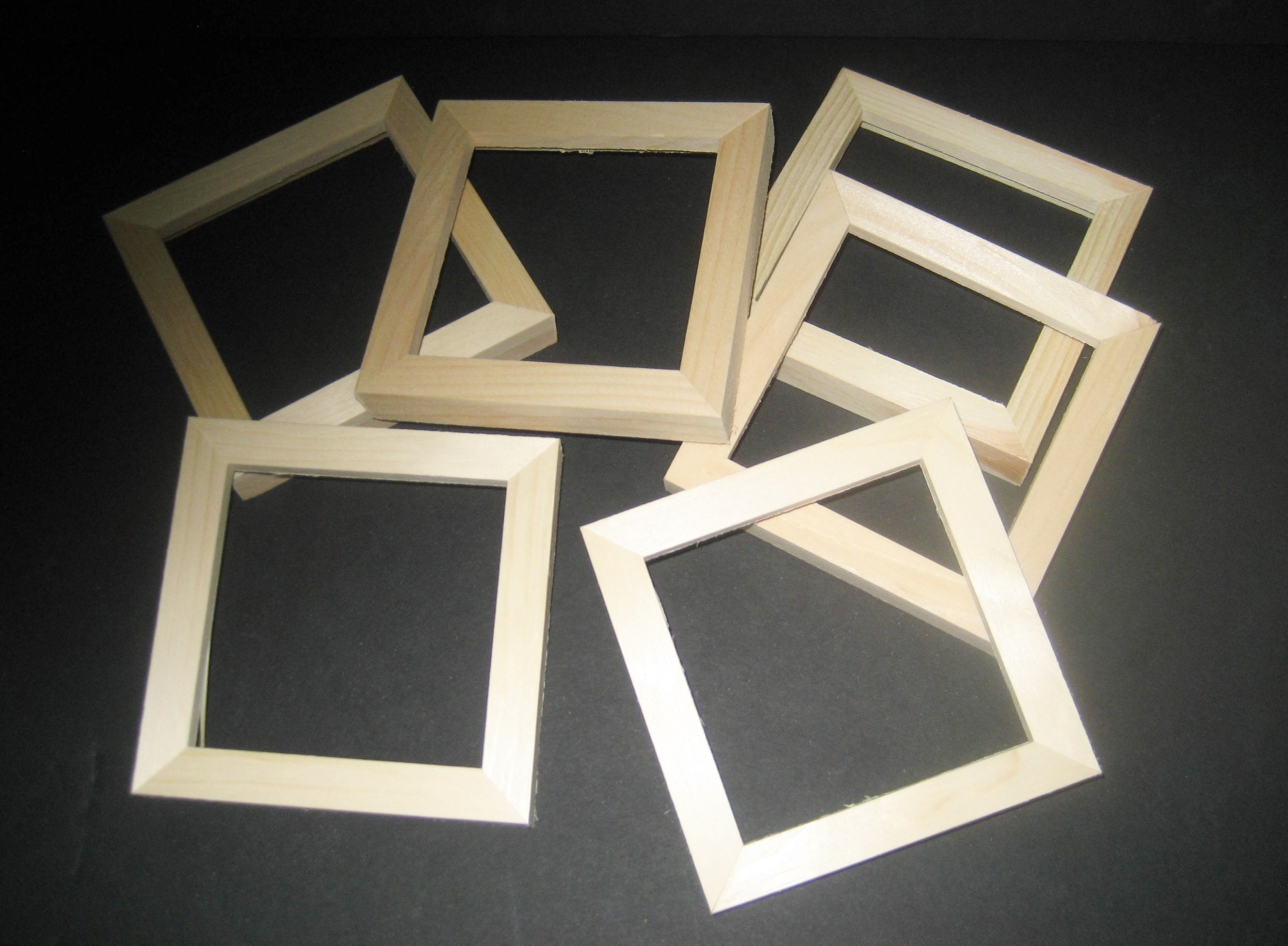 Unfinished Wood Photo Frame, 6”x6”