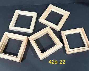 Grab bag of 4x4" float frames (5)