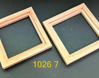 Marcos flotantes para baldosas o paneles de 6x6 x 1/4" (2)