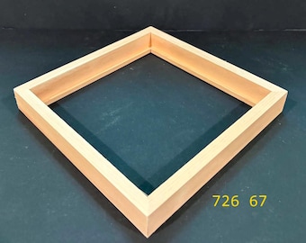 Float frame for 8x8 x 1" art